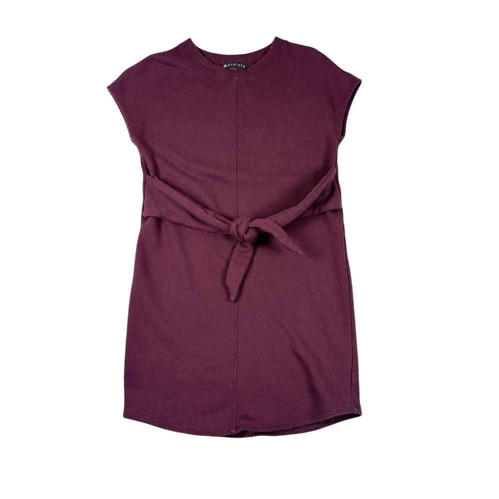 Athleta Coaster Tie Dress Womens XXS Purple
